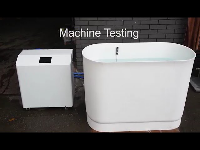 video aziendali circa Commercial Grade Huge Cooling Capacity High Efficiency Ice Bath Chiller 2HP for Cold Shower
